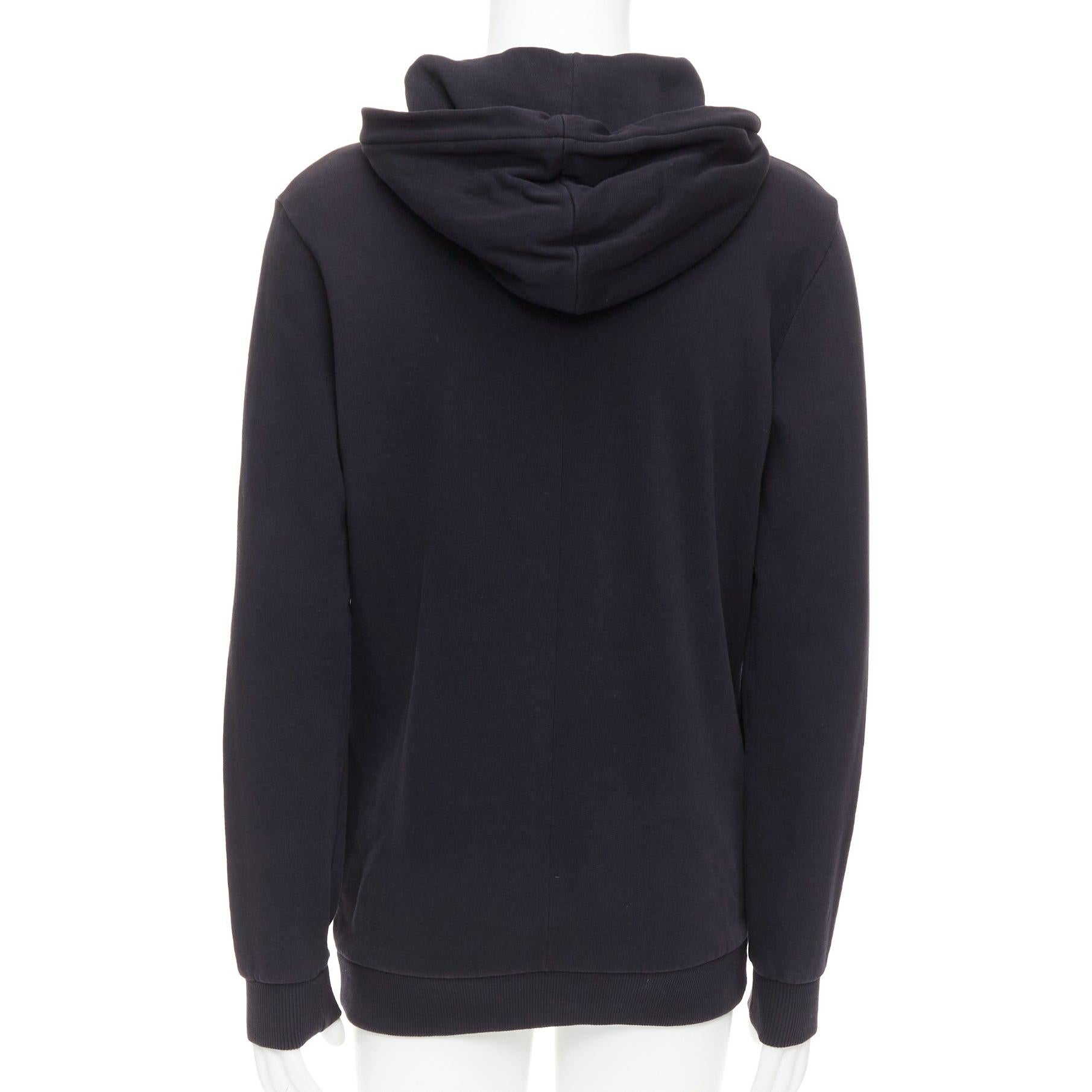 Men's GIVENCHY Riccardo Tisci 2012 Rottweiler cotton hoodie sweatshirt XS For Sale
