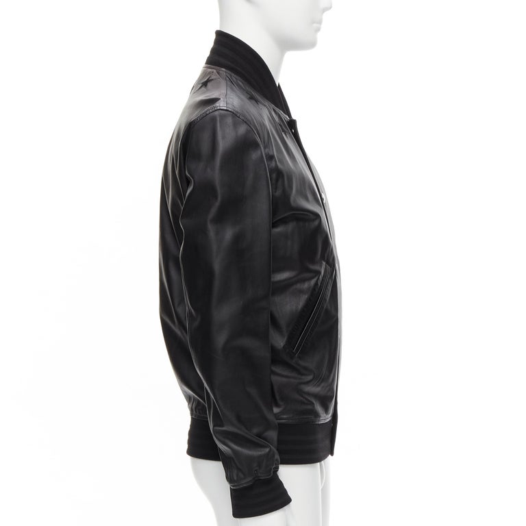 Louis Vuitton 2018 Lamb Leather Bomber Jacket - Black Outerwear