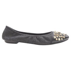 GIVENCHY Riccardo Tisci bailarinas con puntera escamada y estrella dorada EU37