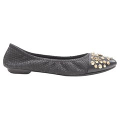 GIVENCHY Riccardo Tisci bailarinas con puntera escamada y estrella dorada EU37