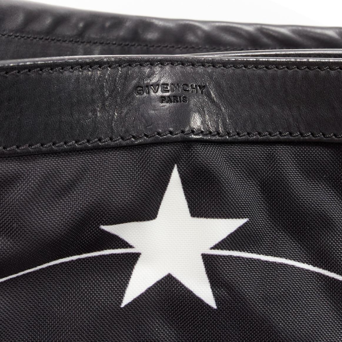 GIVENCHY Riccardo Tisci Monkey Brothers Nightingale nylon leather shoulder bag For Sale 5