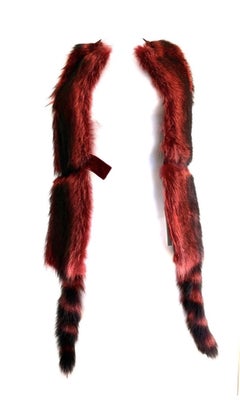 *GIVENCHY* Riccardo Tisci Gilet in pelliccia di procione - Passerella Autunno/Inverno 2015 NWT FR 38