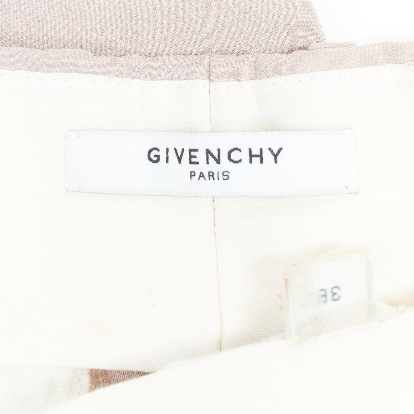 GIVENCHY Riccardo Tisci Runway gold waist metal bar pink pants FR36 S For Sale 3