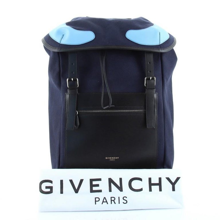 Givenchy Rider Backpack Canvas with Leather at 1stDibs