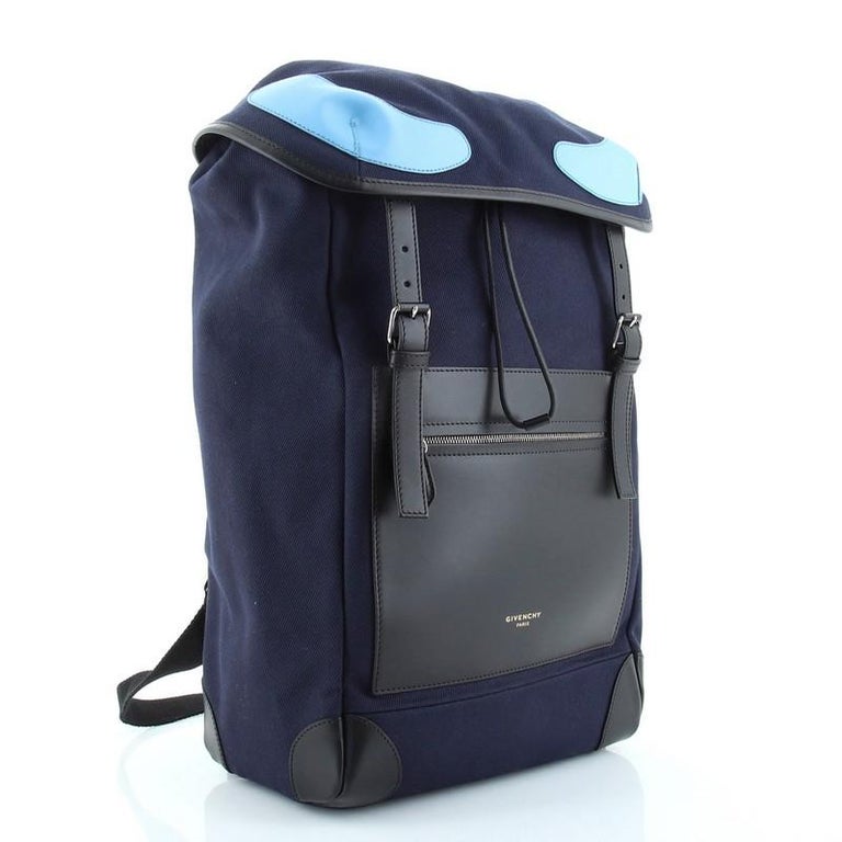 Givenchy Rider Backpack Canvas with Leather at 1stDibs