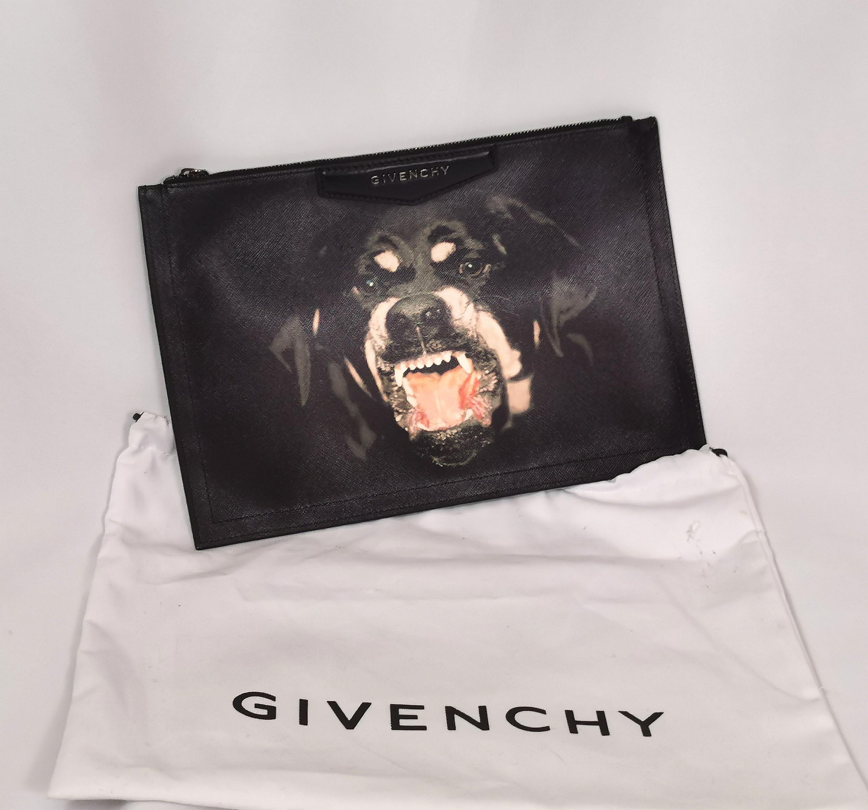 Givenchy rottweiler clutch bag, Antigona purse  6