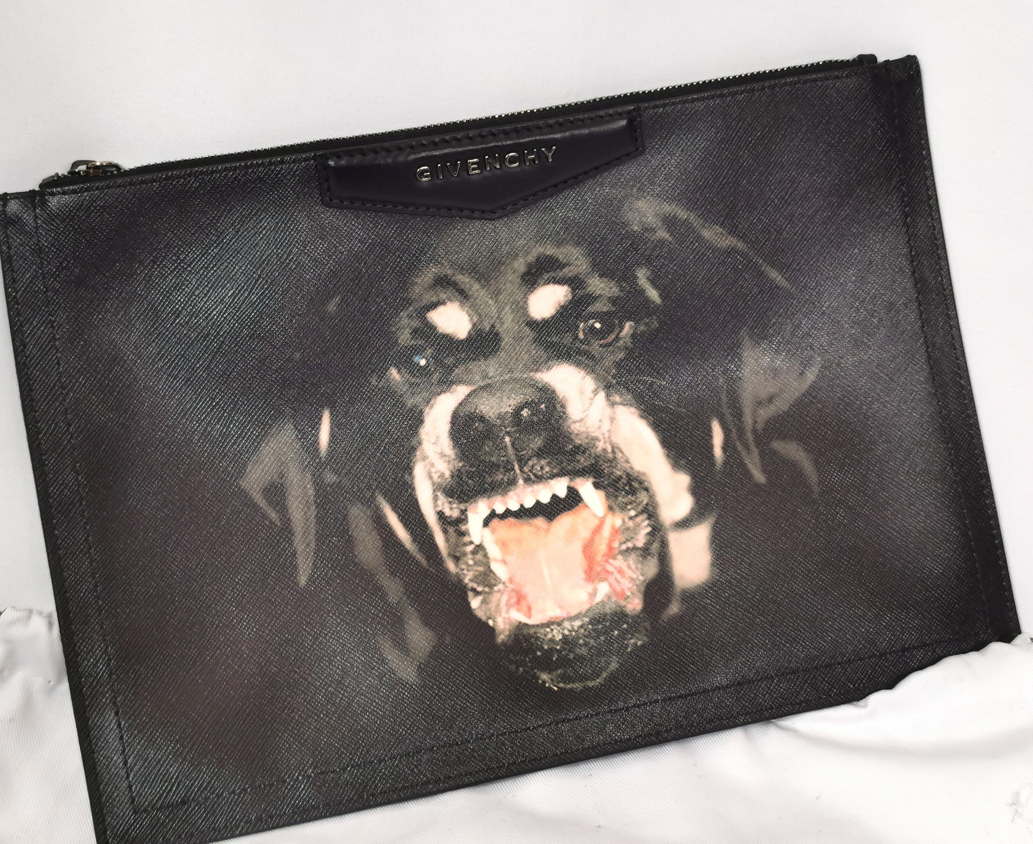 Givenchy rottweiler clutch bag, Antigona purse  7