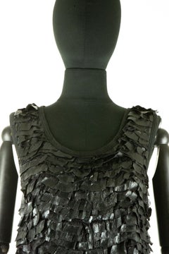 Givenchy Ruffled Black Tank