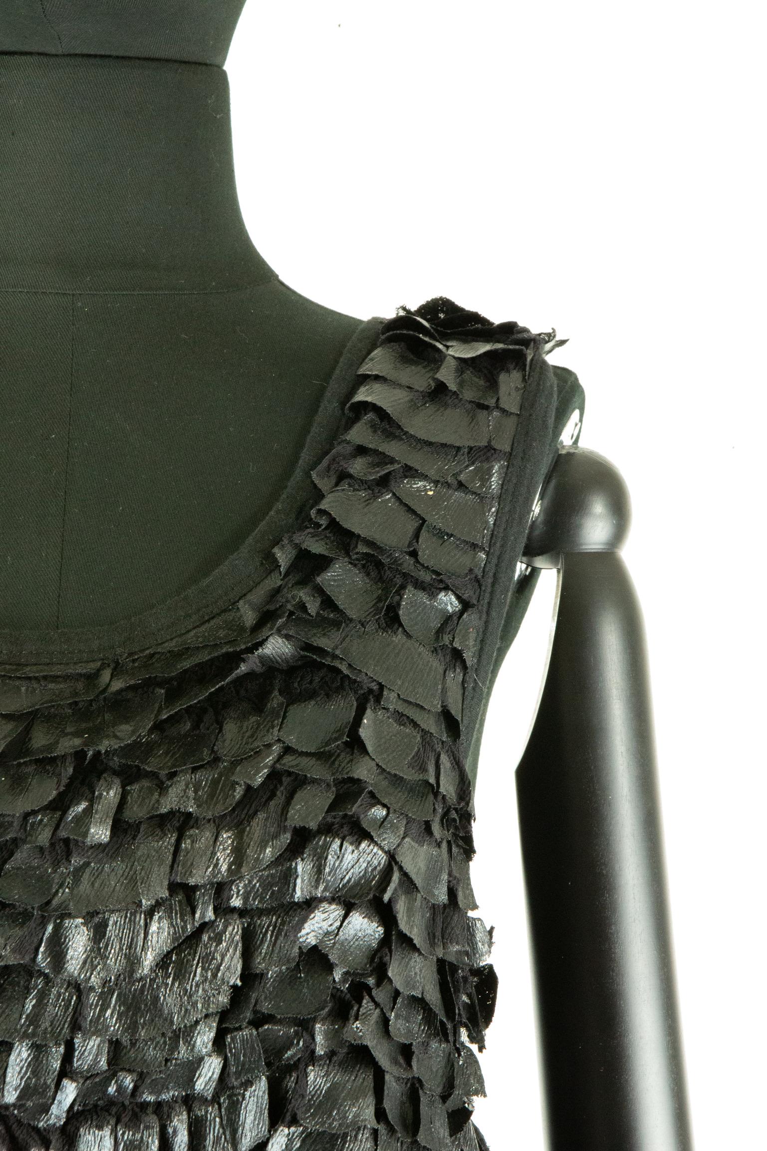 Givenchy Ruffled Black Tank For Sale 1