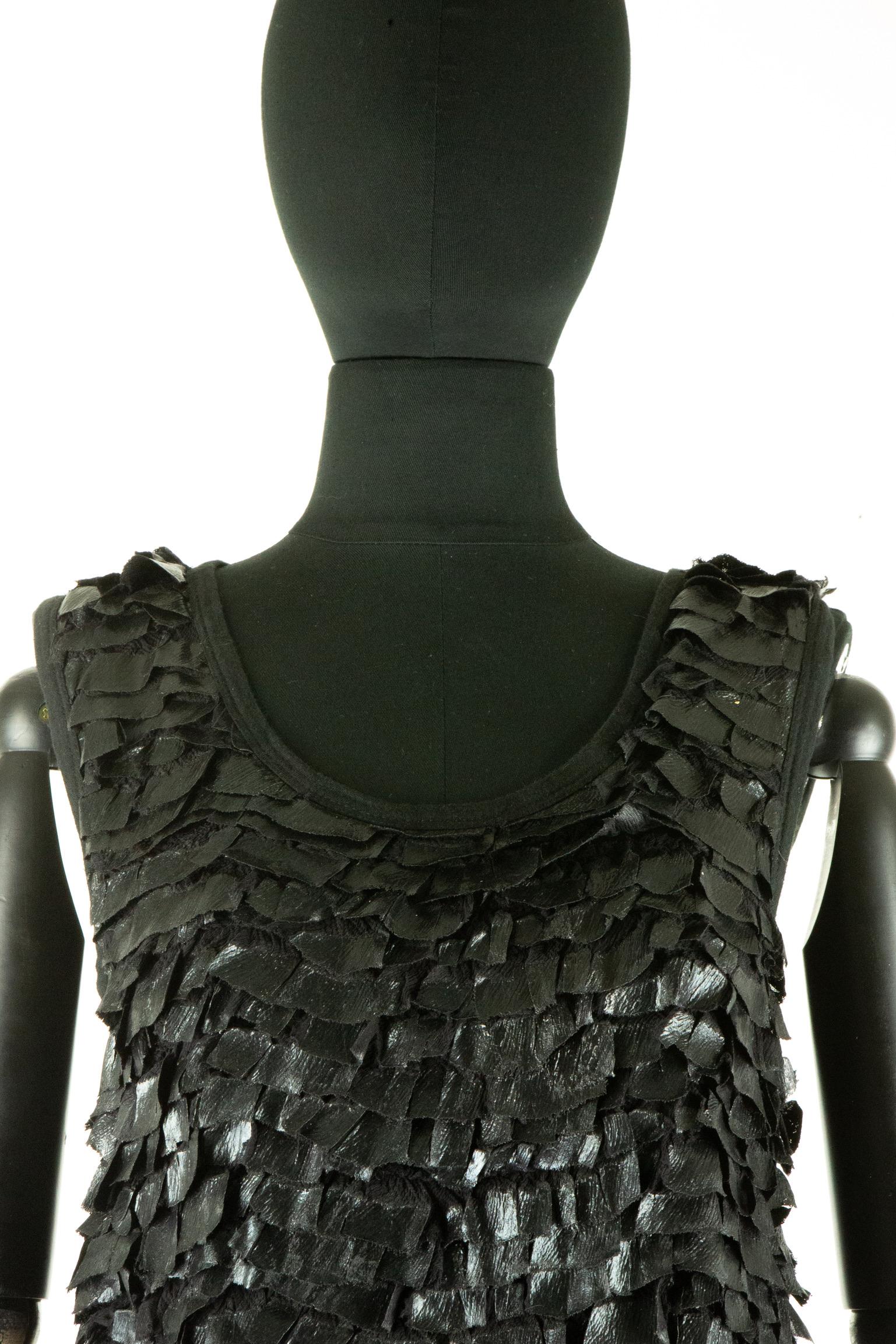 Givenchy Ruffled Black Tank For Sale 3