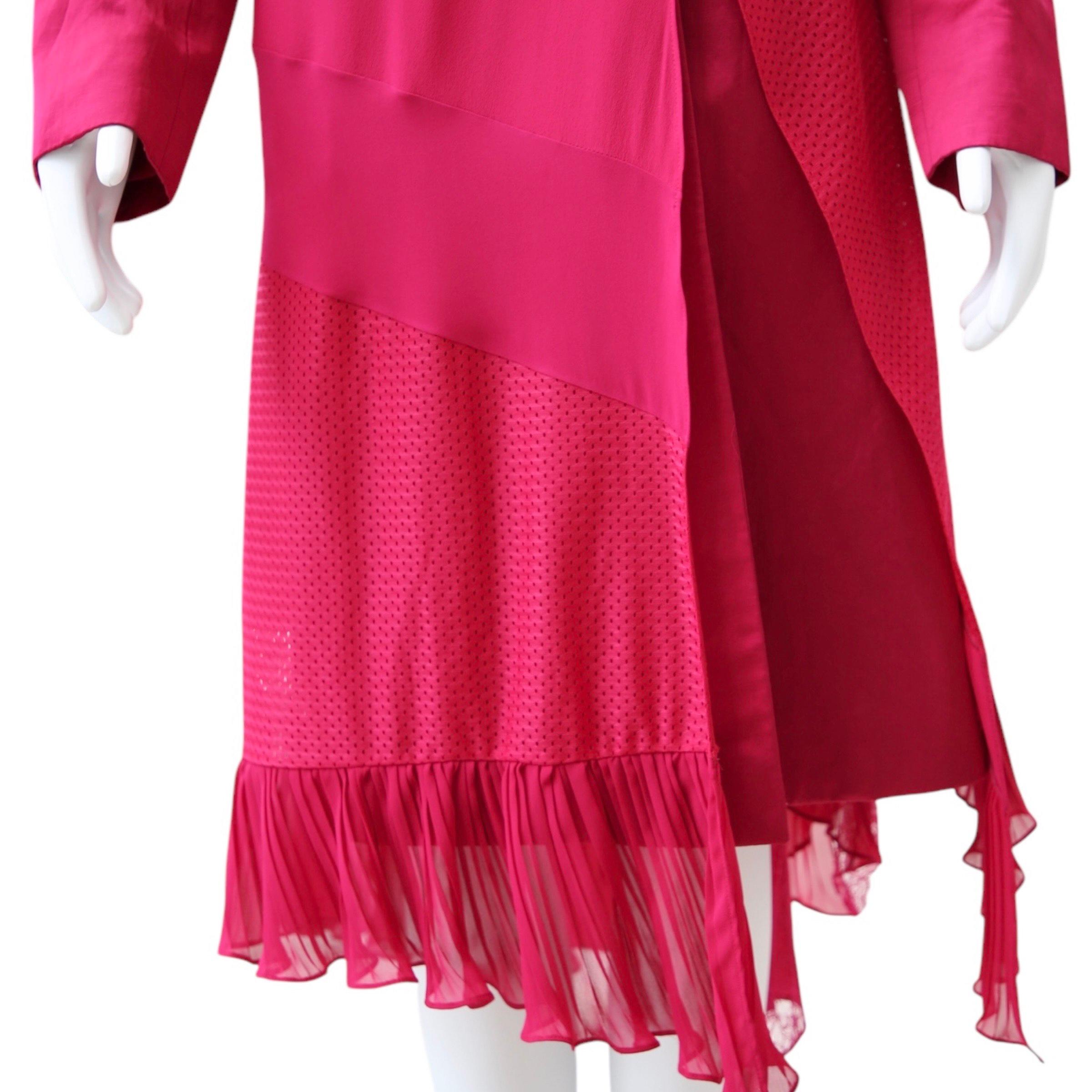 Givenchy Runway Fuchsia Blazer/Dress In Excellent Condition For Sale In Dallas, TX