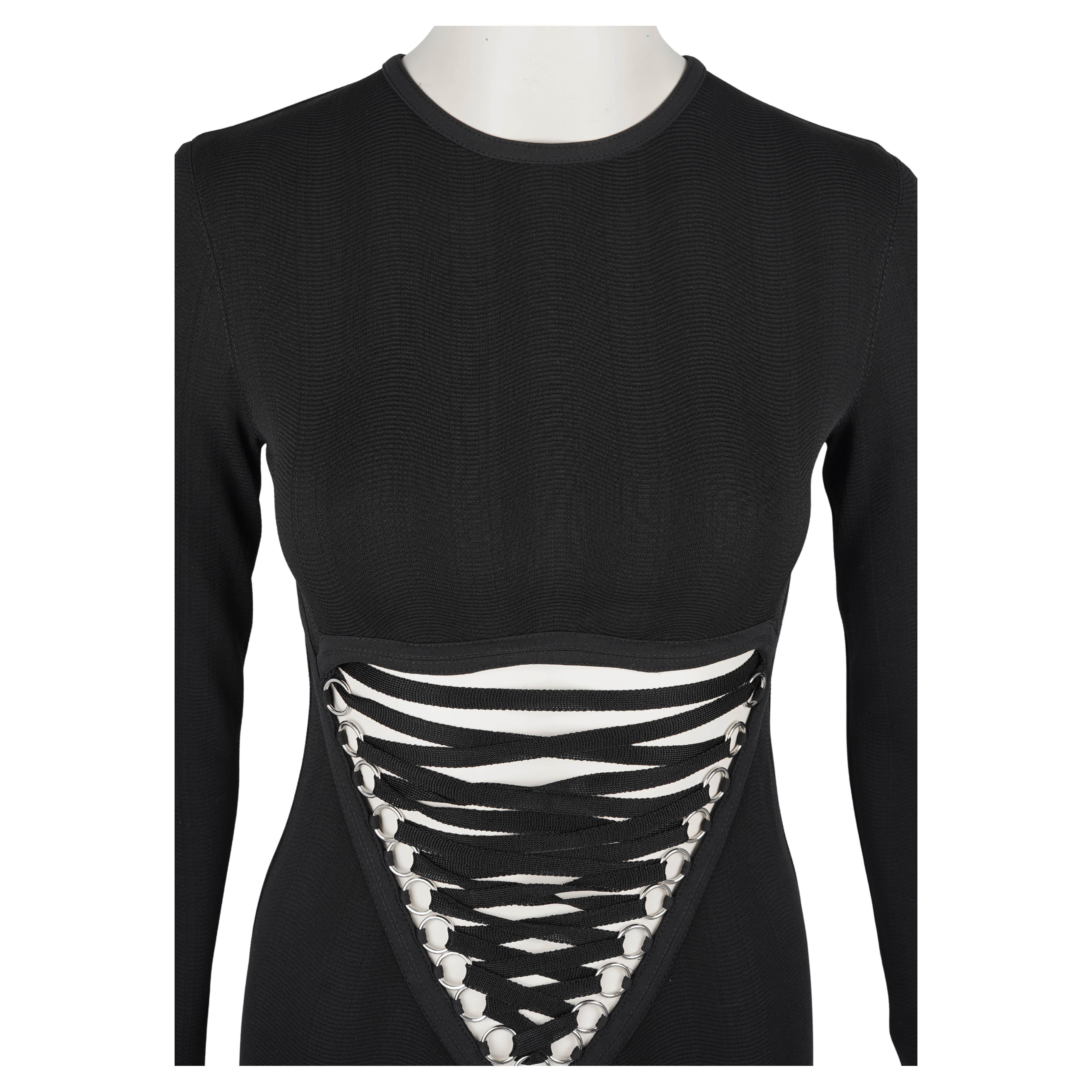 Givenchy S/S 2015 Laufsteg-Bodysuit von Riccardo Tisci XS - Getragen von Kim Kardashian im Angebot 1