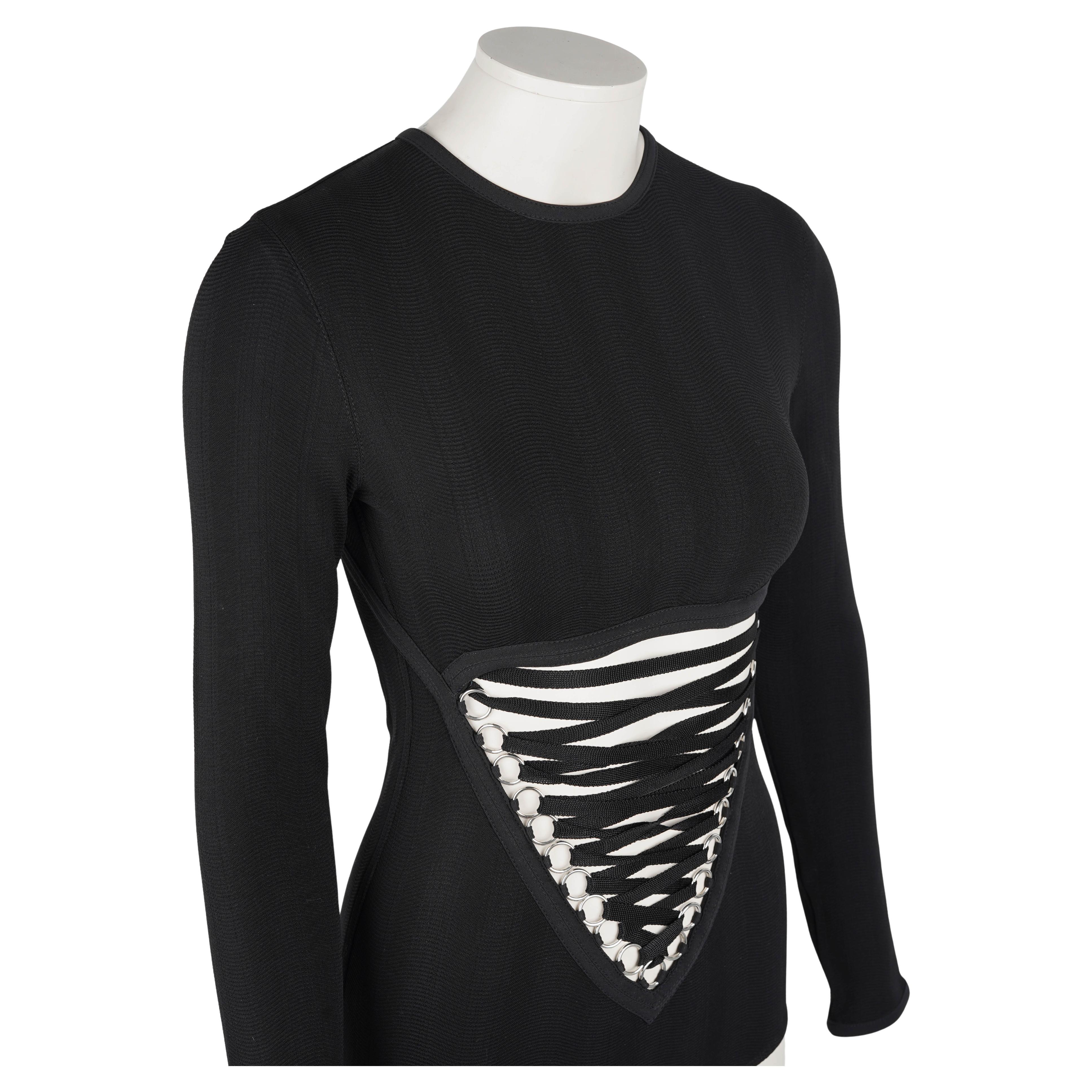 Givenchy S/S 2015 Laufsteg-Bodysuit von Riccardo Tisci XS - Getragen von Kim Kardashian im Angebot 3