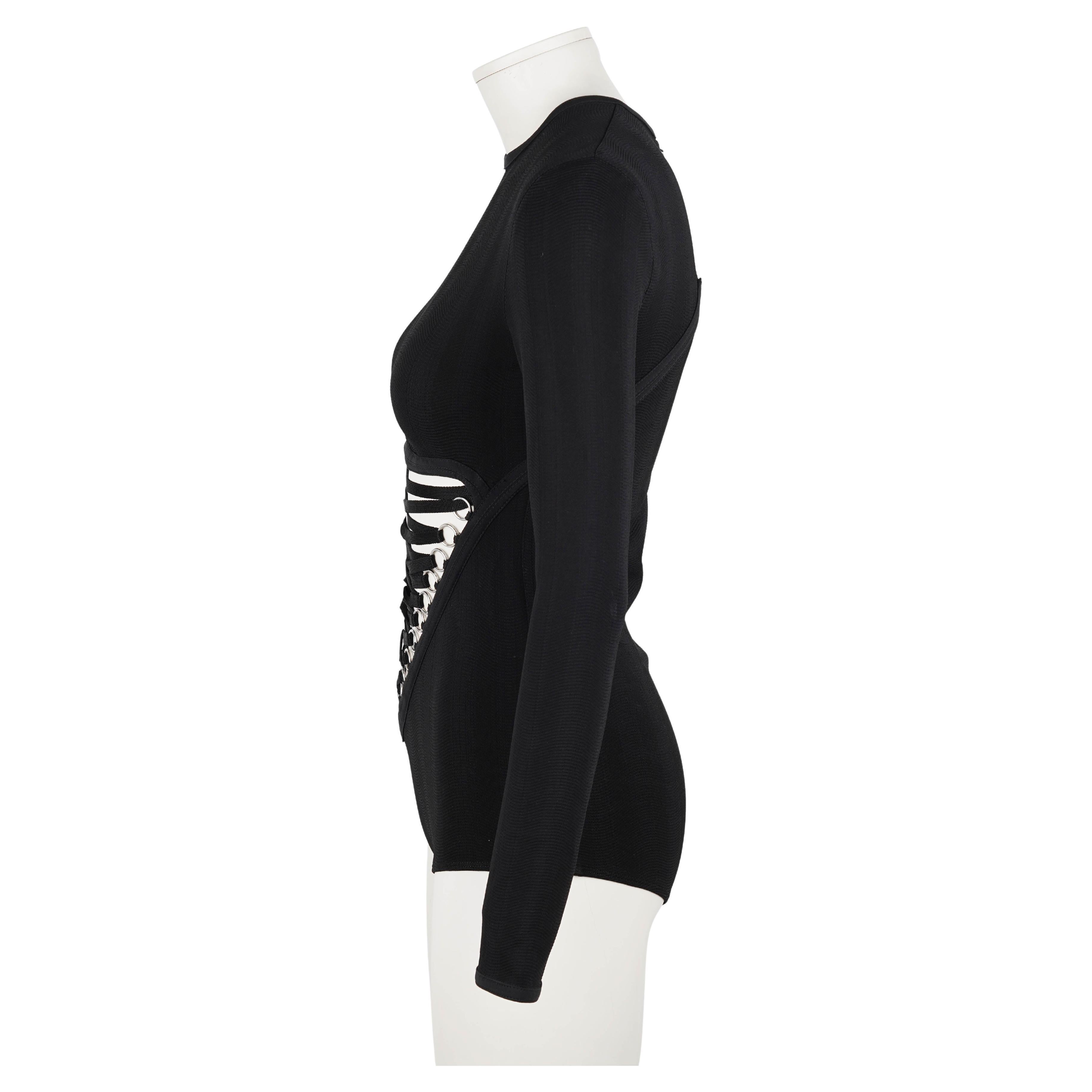 Givenchy S/S 2015 Laufsteg-Bodysuit von Riccardo Tisci XS - Getragen von Kim Kardashian im Angebot 4