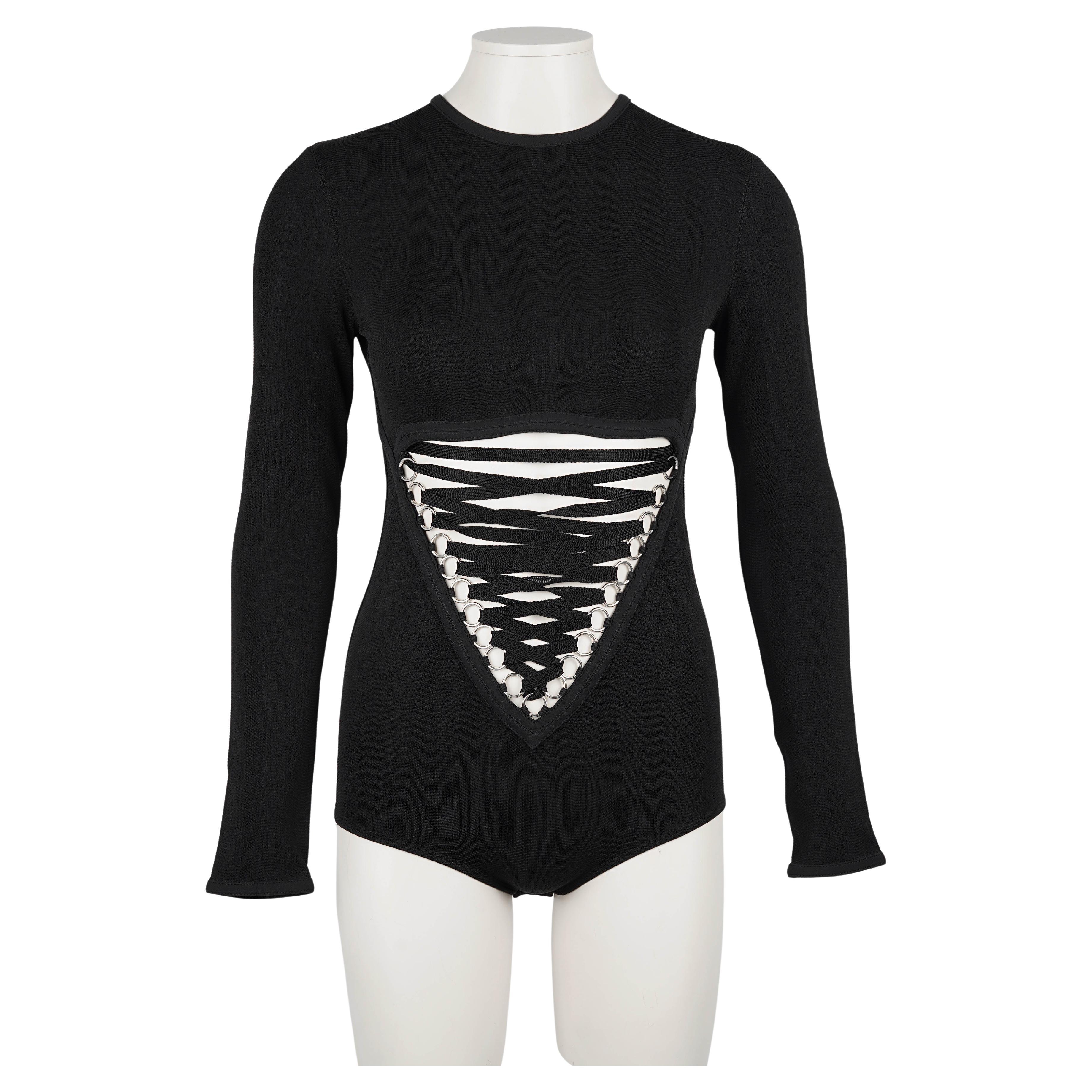 Givenchy S/S 2015 Laufsteg-Bodysuit von Riccardo Tisci XS - Getragen von Kim Kardashian im Angebot