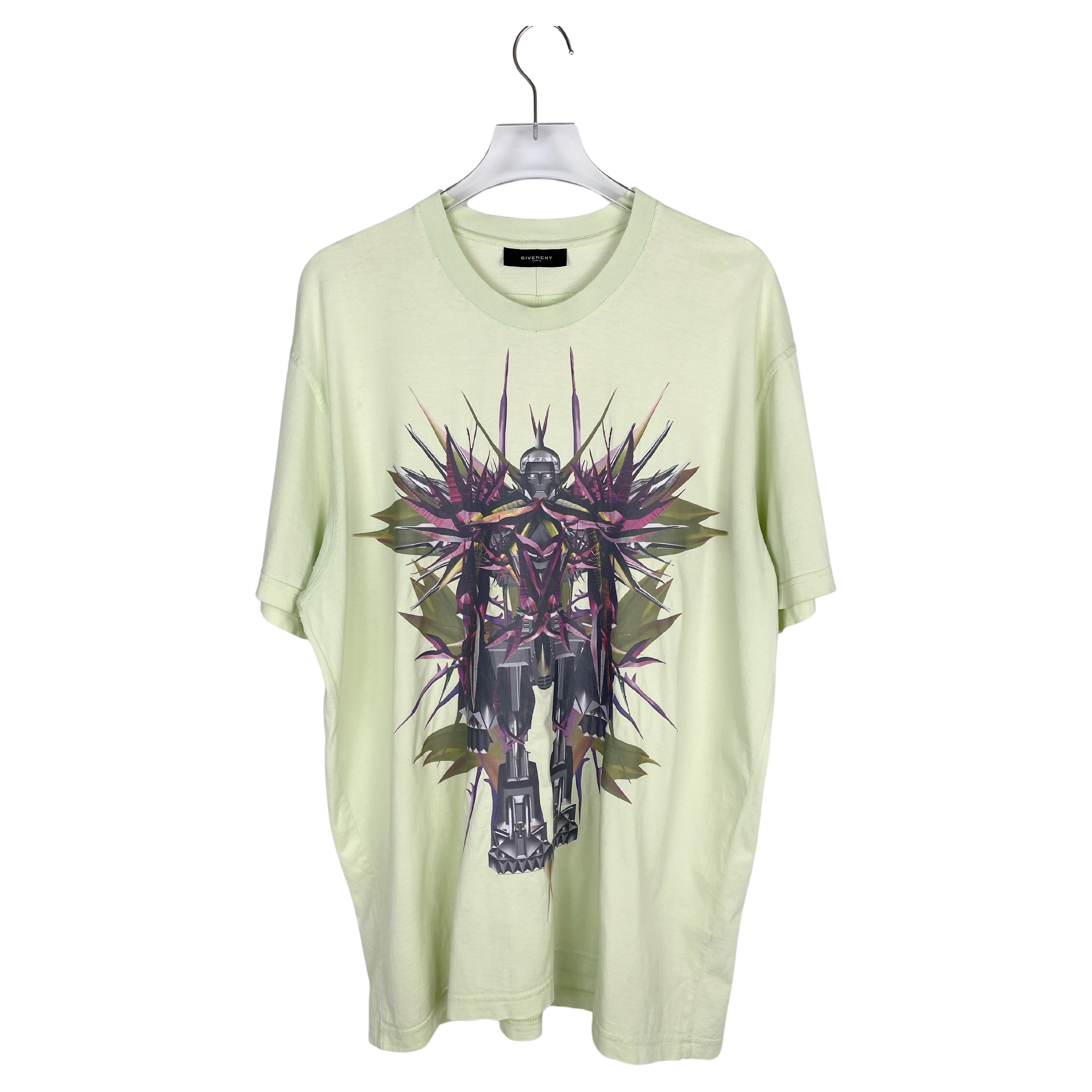 Givenchy T-shirt Robot « Birds Of Paradise » printemps-été 2012 en vente