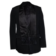 Givenchy, Scarf lapel blazer in black