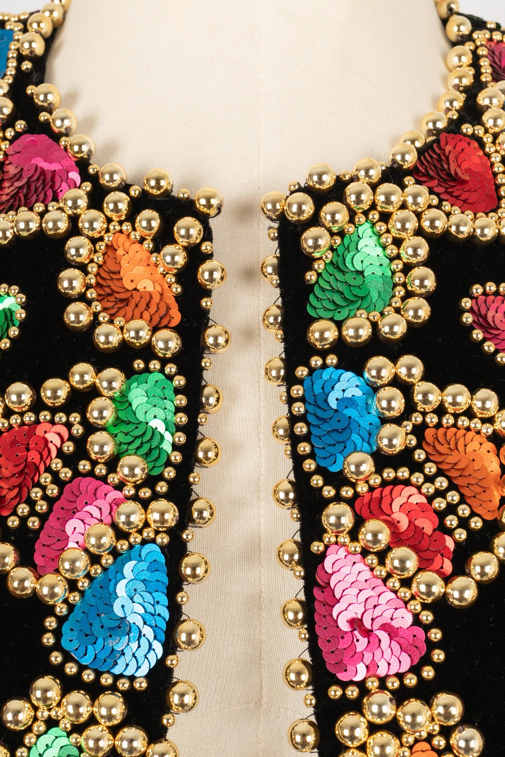 Givenchy Set Composed of Jacket Highly Embroidered Jumpsuit, circa 1980 4