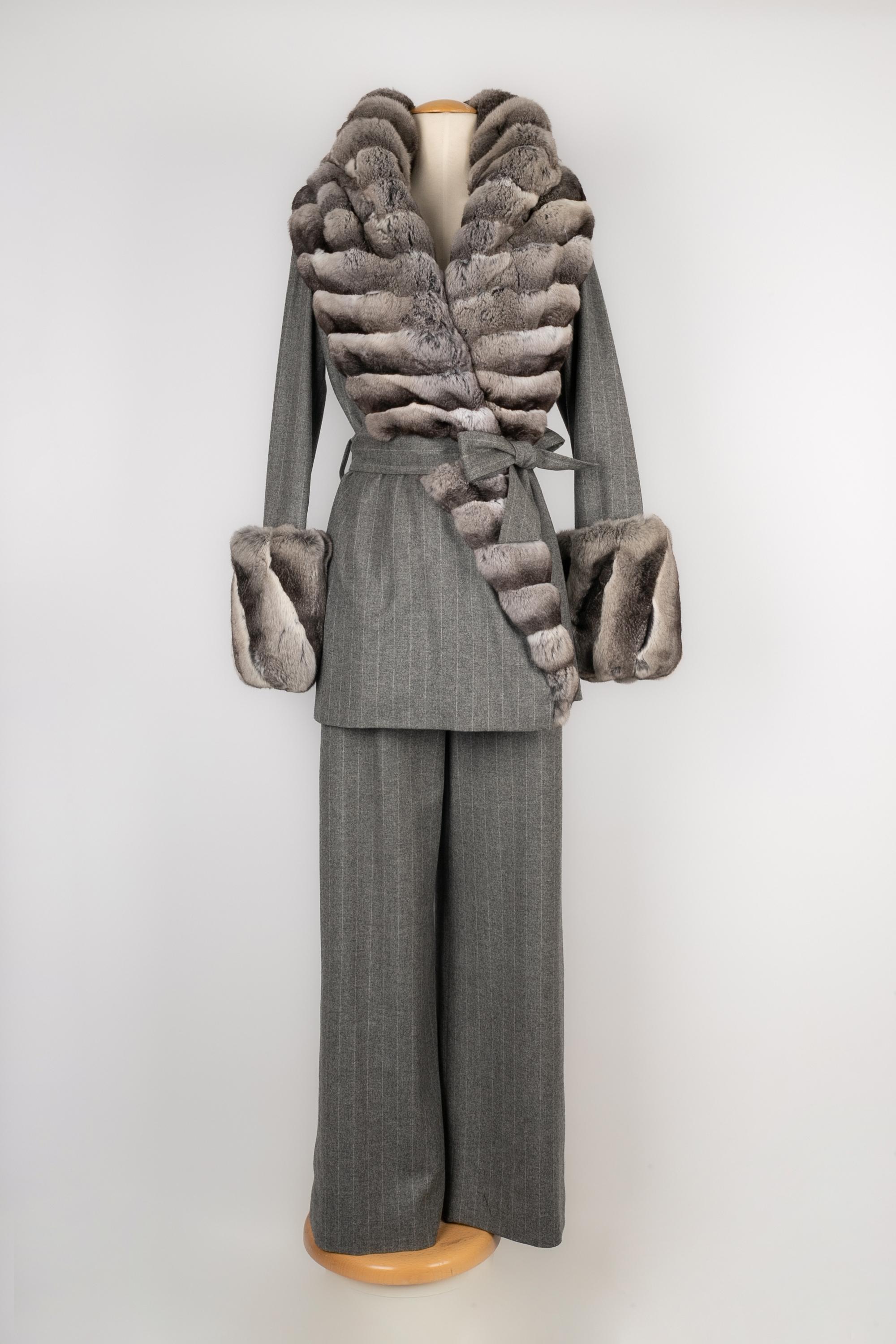 Gray Givenchy set Haute Couture 1998