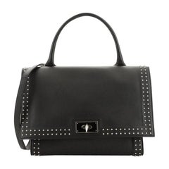 Givenchy Shark Convertible Satchel Studded Leather Small
