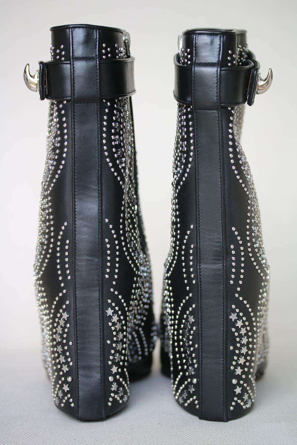 givenchy shark lock ankle boots