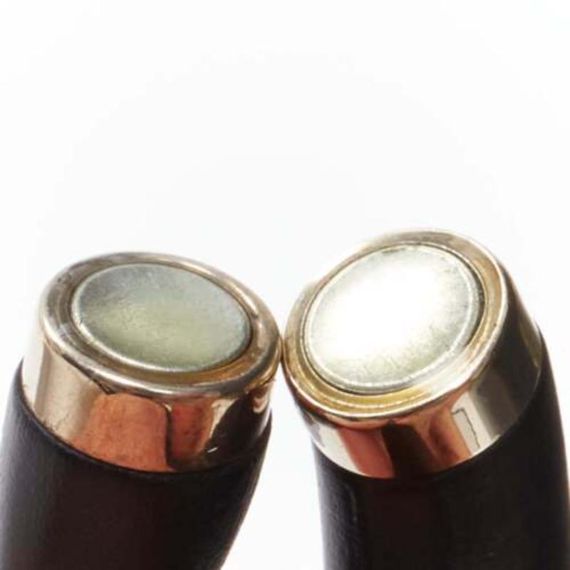 Women's GIVENCHY Shark Tooth black silver magnet horn earring Single For Sale