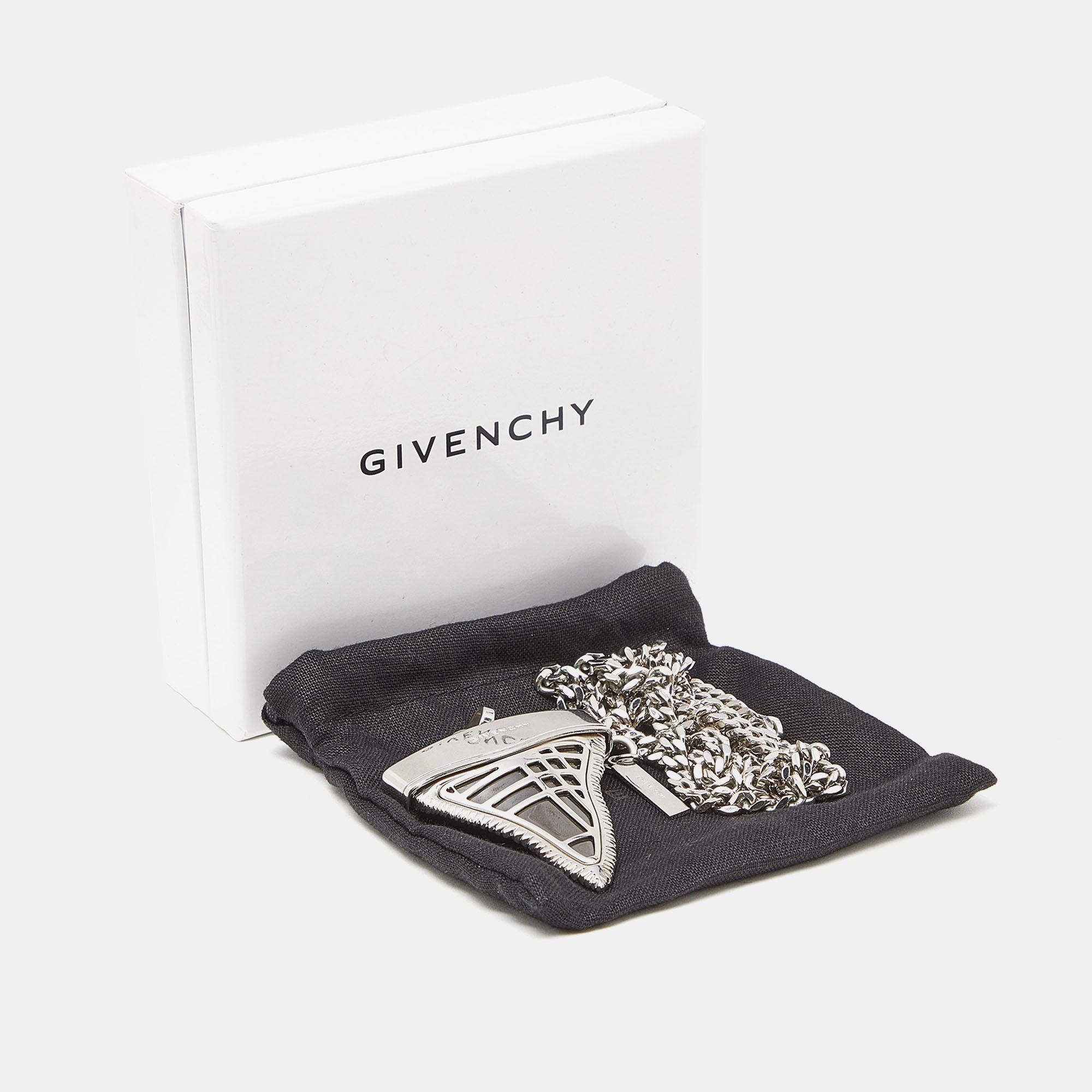 Women's Givenchy Shark Tooth Two Tone Pendant Necklace