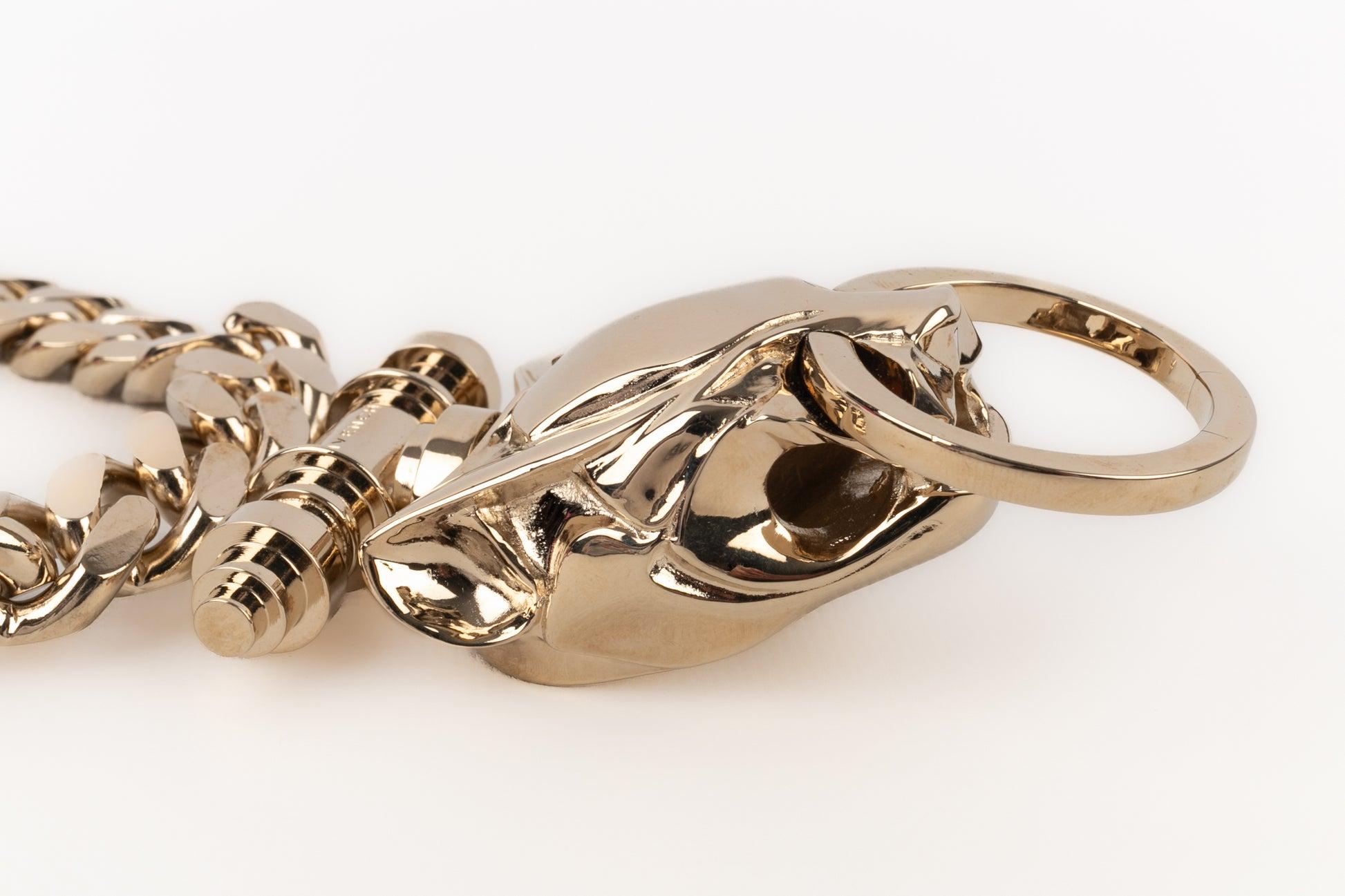 Collana corta a catena in metallo champagne 