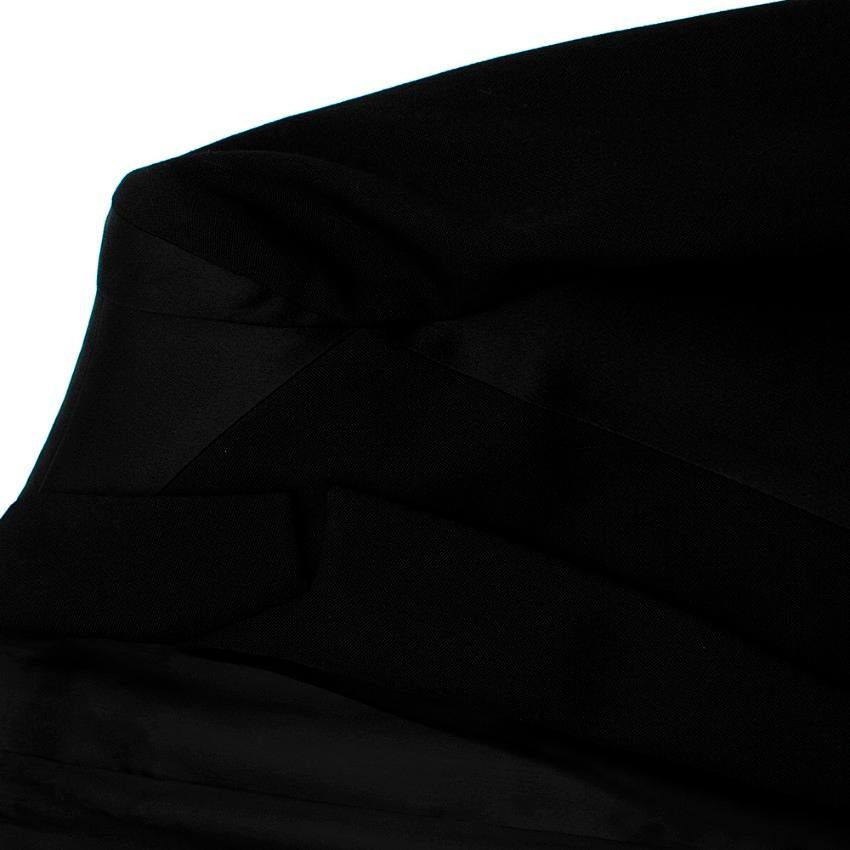 Givenchy Silk Paneled Longline Tailored Jacket - Size US 6 5