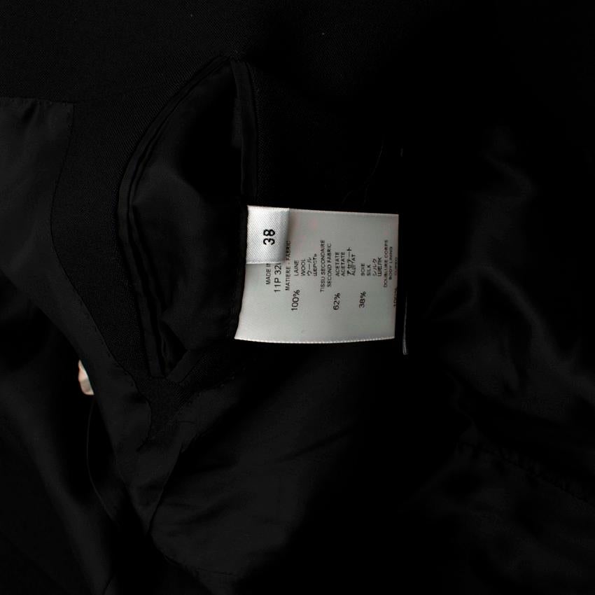 Givenchy Silk Paneled Longline Tailored Jacket - Size US 6 1