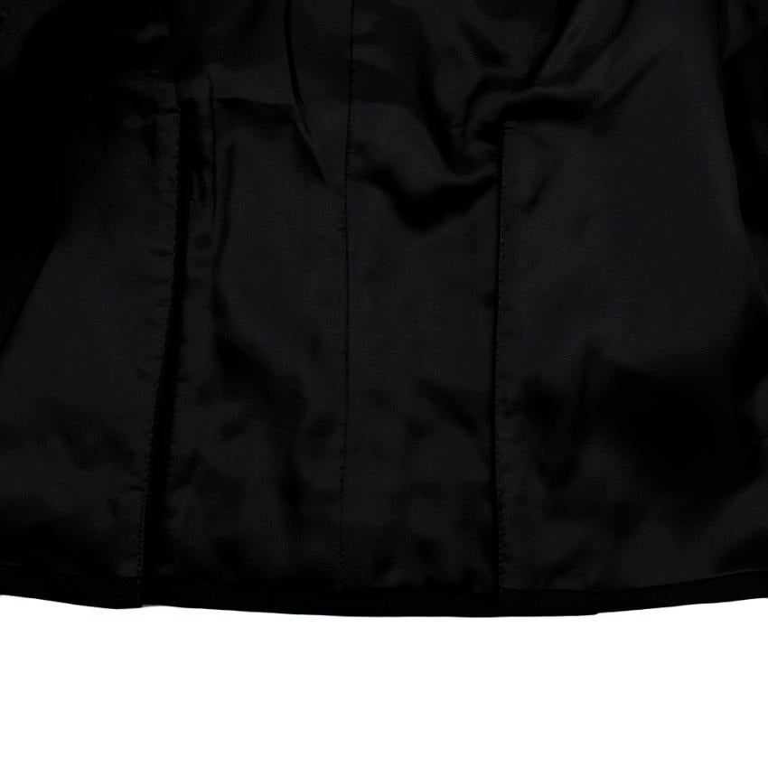 Givenchy Silk Paneled Longline Tailored Jacket - Size US 6 3