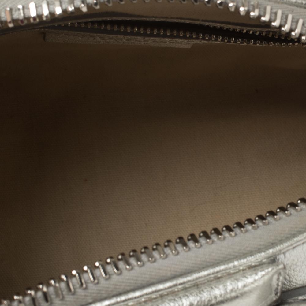 Givenchy Silver Leather Mini Antigona Satchel 6