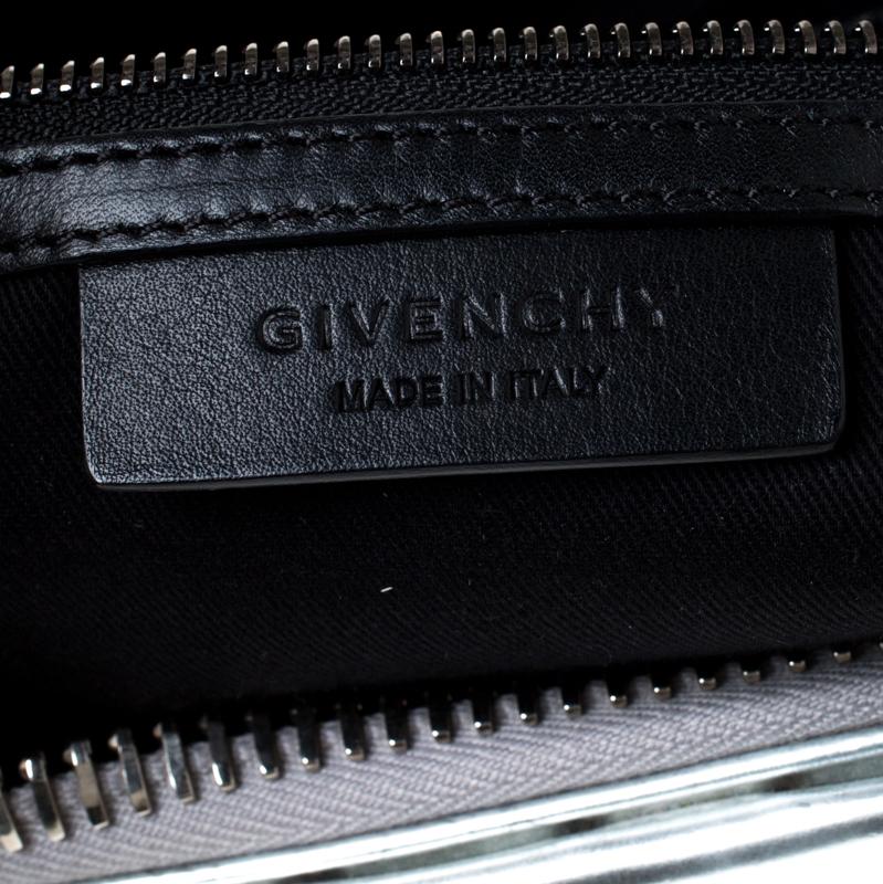 Givenchy Silver Leather Small Antigona Satchel 4