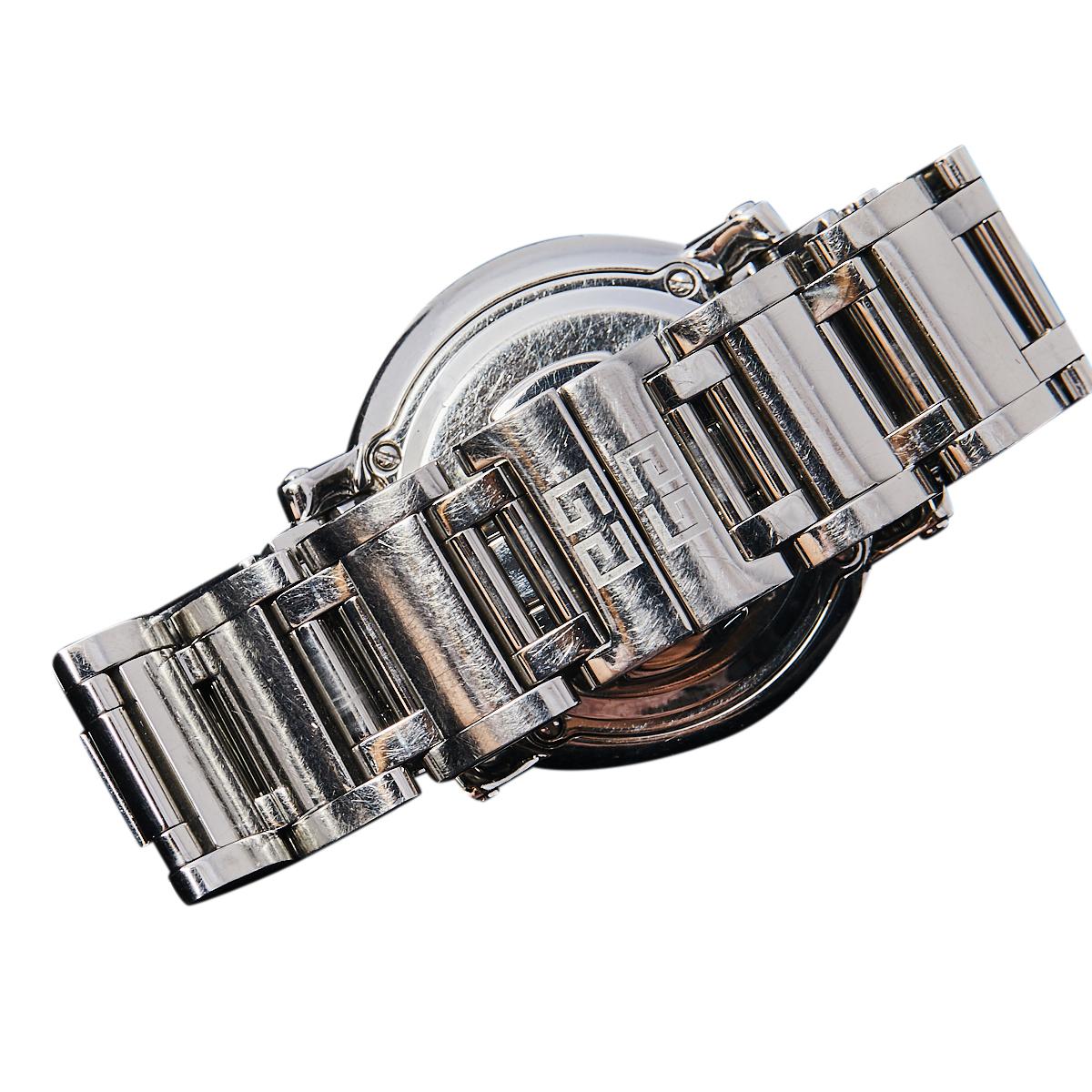Contemporary Givenchy Silver Stainless Steel Diamonds GV.5202L Women's Wristwatch 36 mm