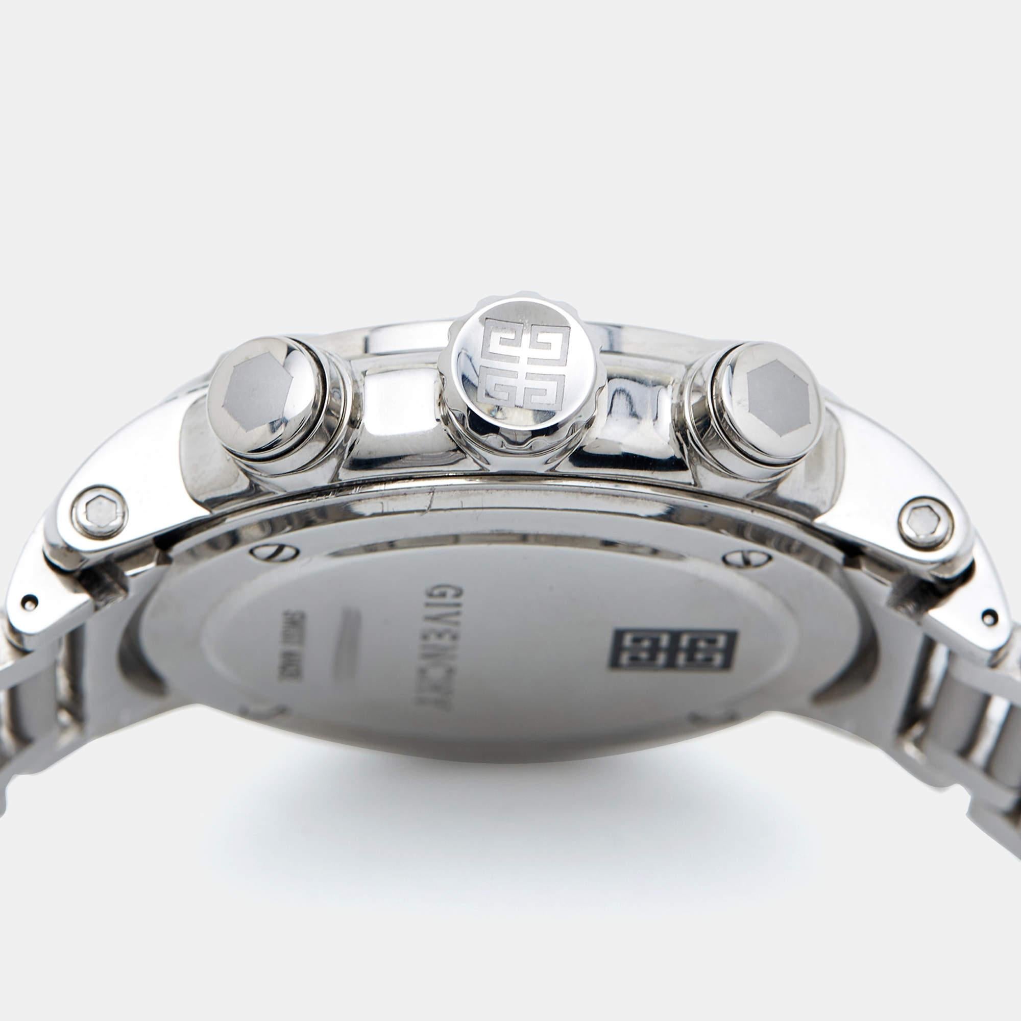 Givenchy Silver Stainless Steel GV.5220J Men's Wristwatch 48 mm 3