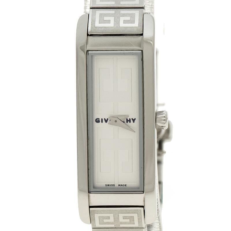 Givenchy Silver White Stainless Steel GV.5216L Women's Watch 14 mm