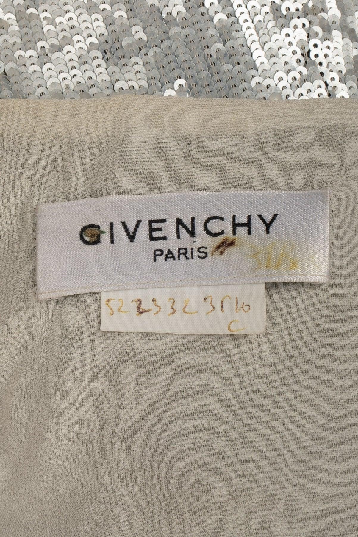 Givenchy Silvery Sequined Dress with Silvery Sequins 7