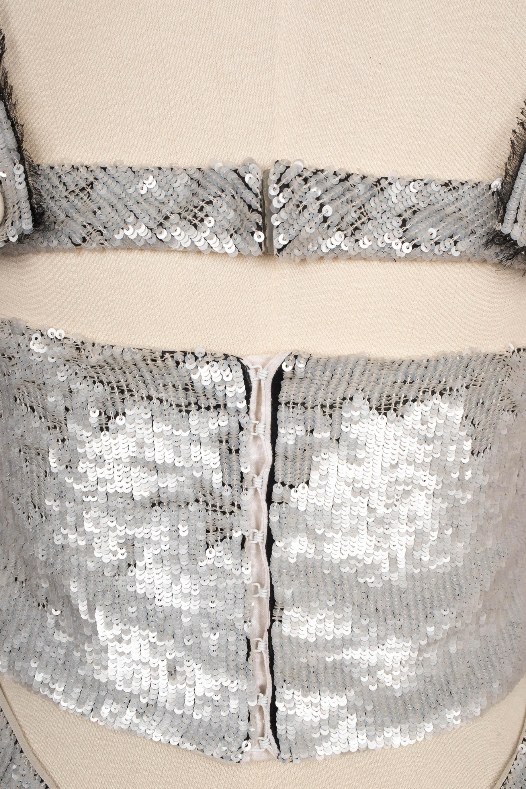 Givenchy Silvery Sequined Dress with Silvery Sequins 2