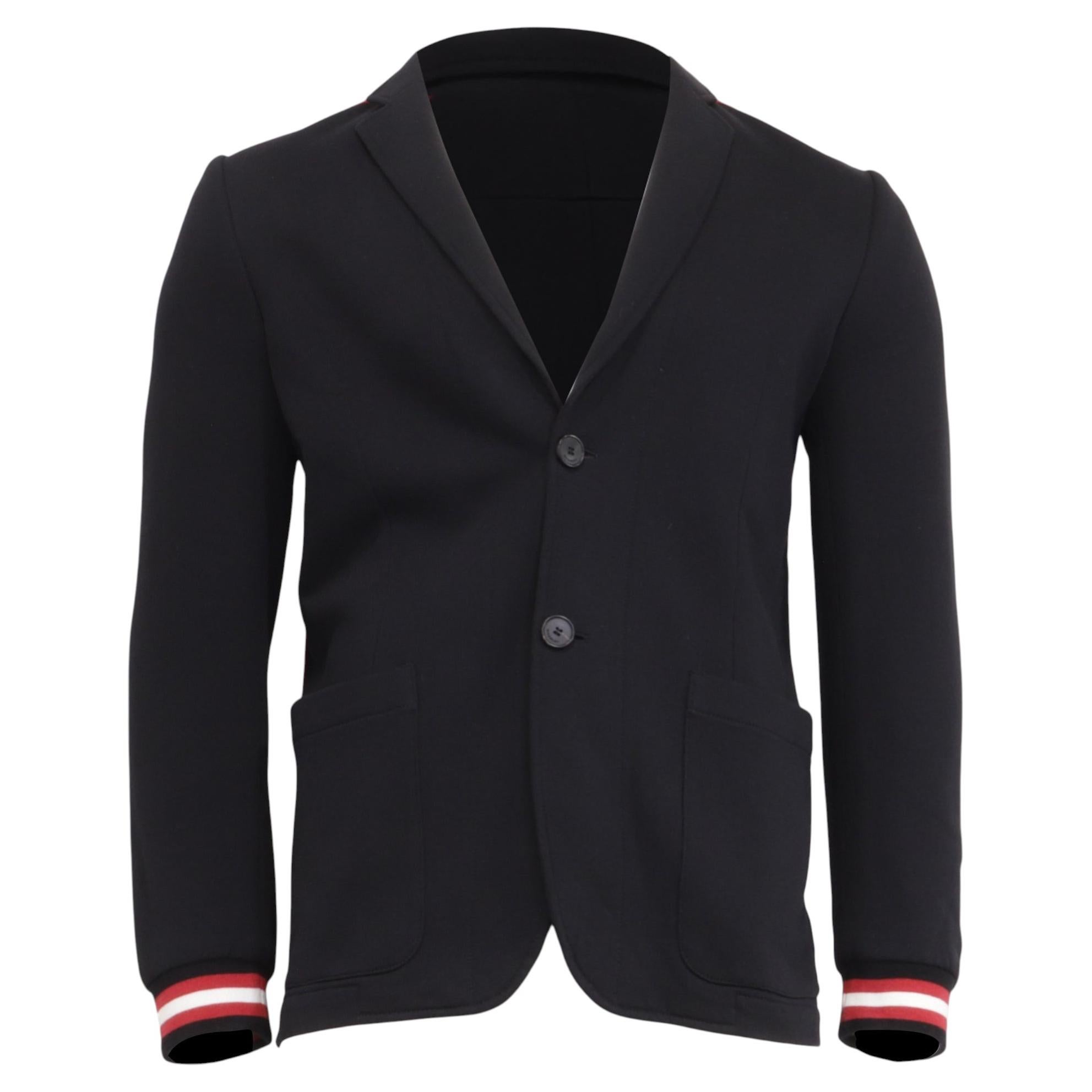 Pre-owned Givenchy Single-breasted Blazer With Pockets In Black Cotton