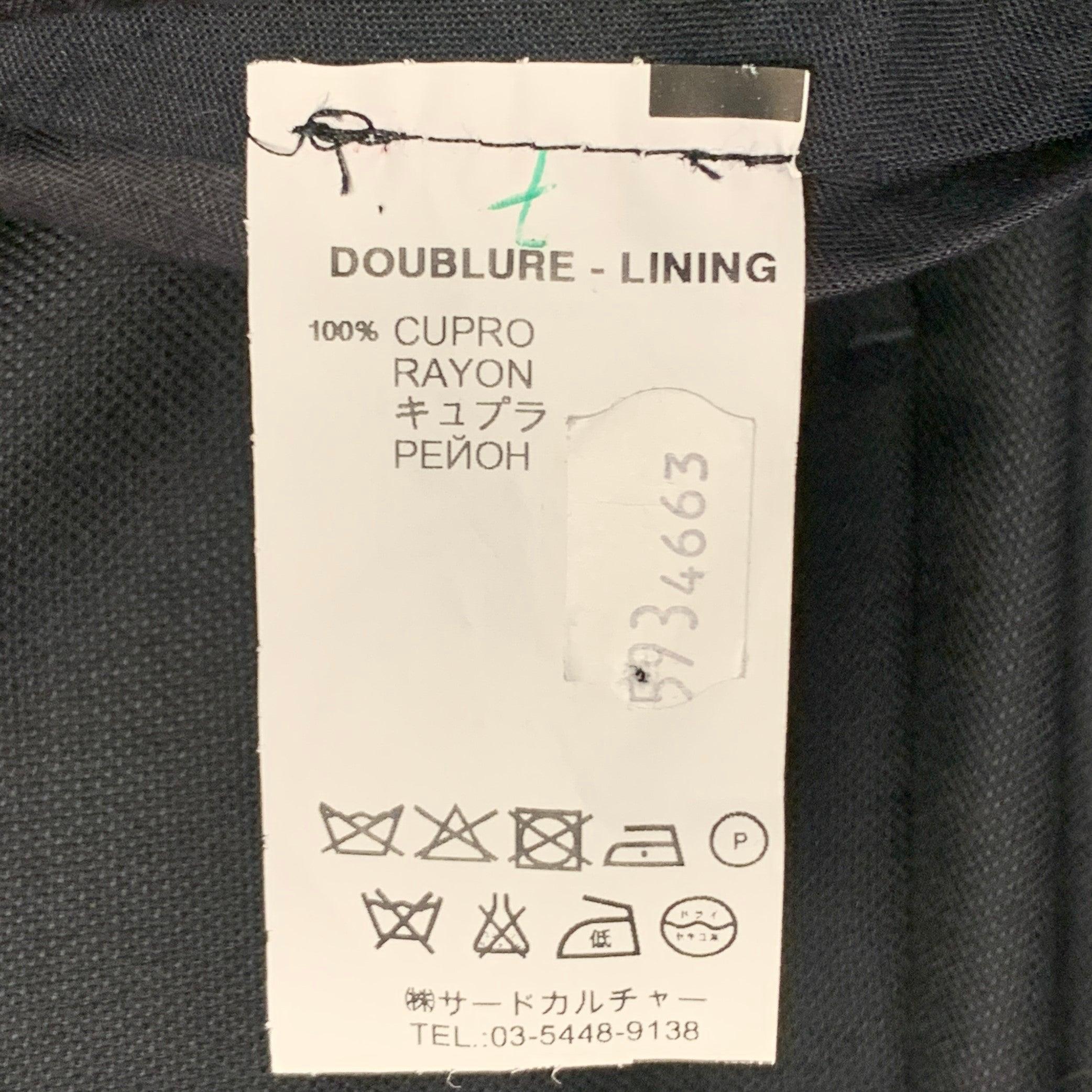 GIVENCHY Size 30 Charcoal Grey Wool Tapered Zip Fly Dress Pants In Excellent Condition For Sale In San Francisco, CA