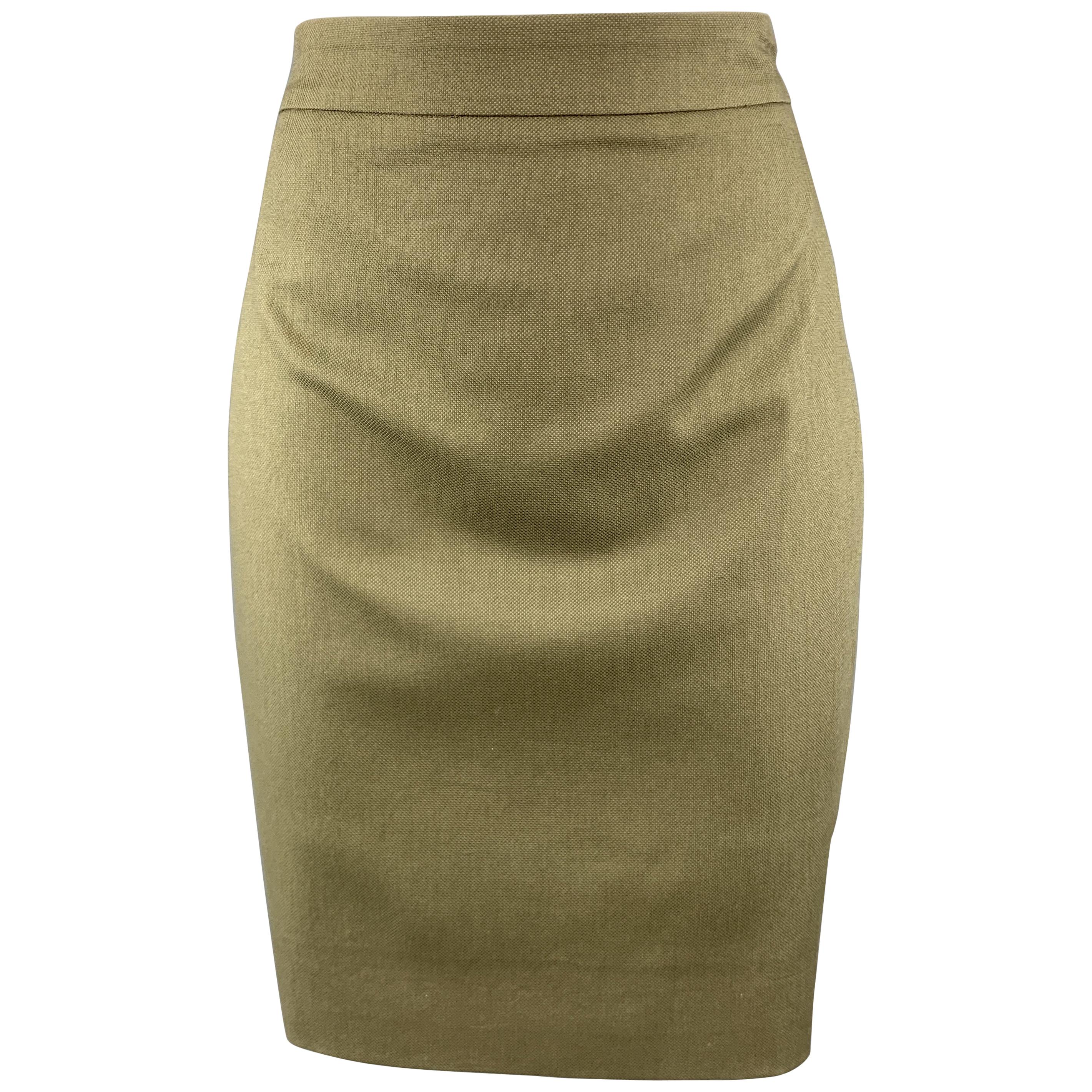 1970's GIVENCHY Haute Couture embellished silk skirt For Sale at 1stDibs