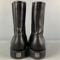 GIVENCHY Size 8 Black Leather Chelsea Boots