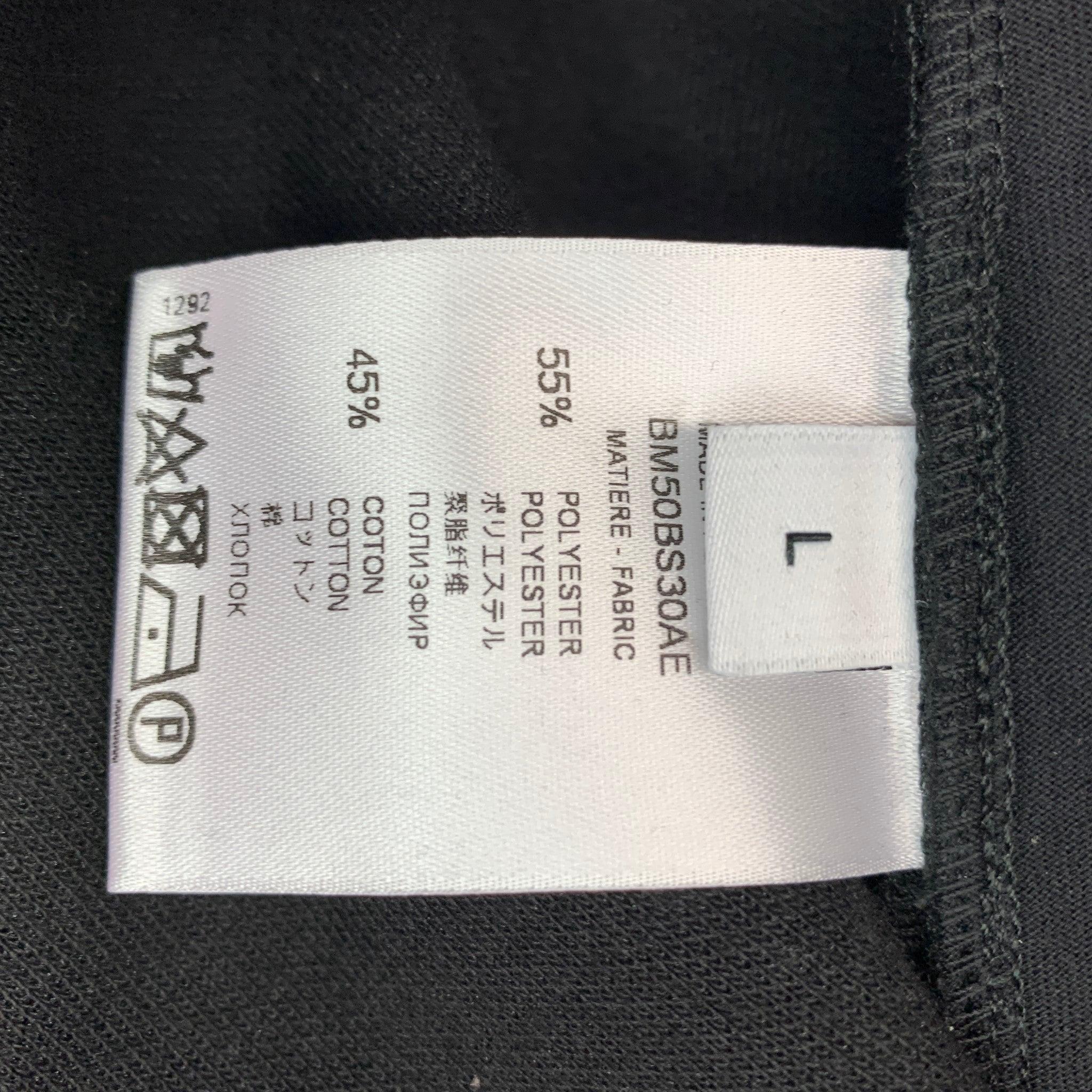 Men's GIVENCHY Size L Black Solid Polyester Cotton Sweatpants Casual Pants For Sale