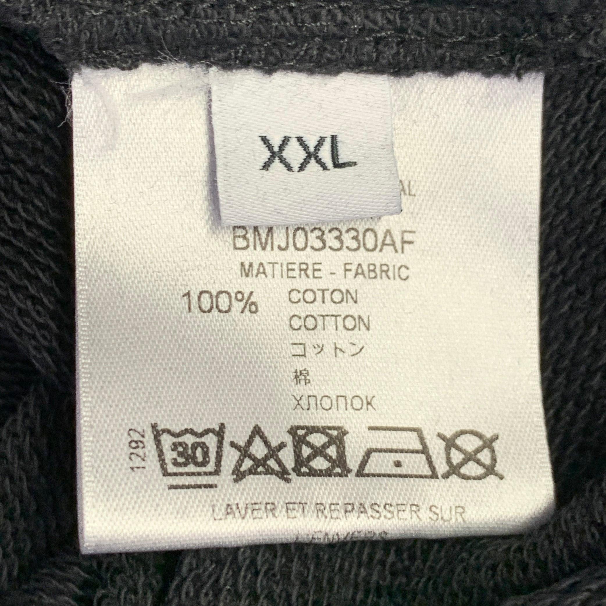 GIVENCHY Size XXL Black Angel Graphic Cotton Crew Neck Sweatshirt For Sale 5