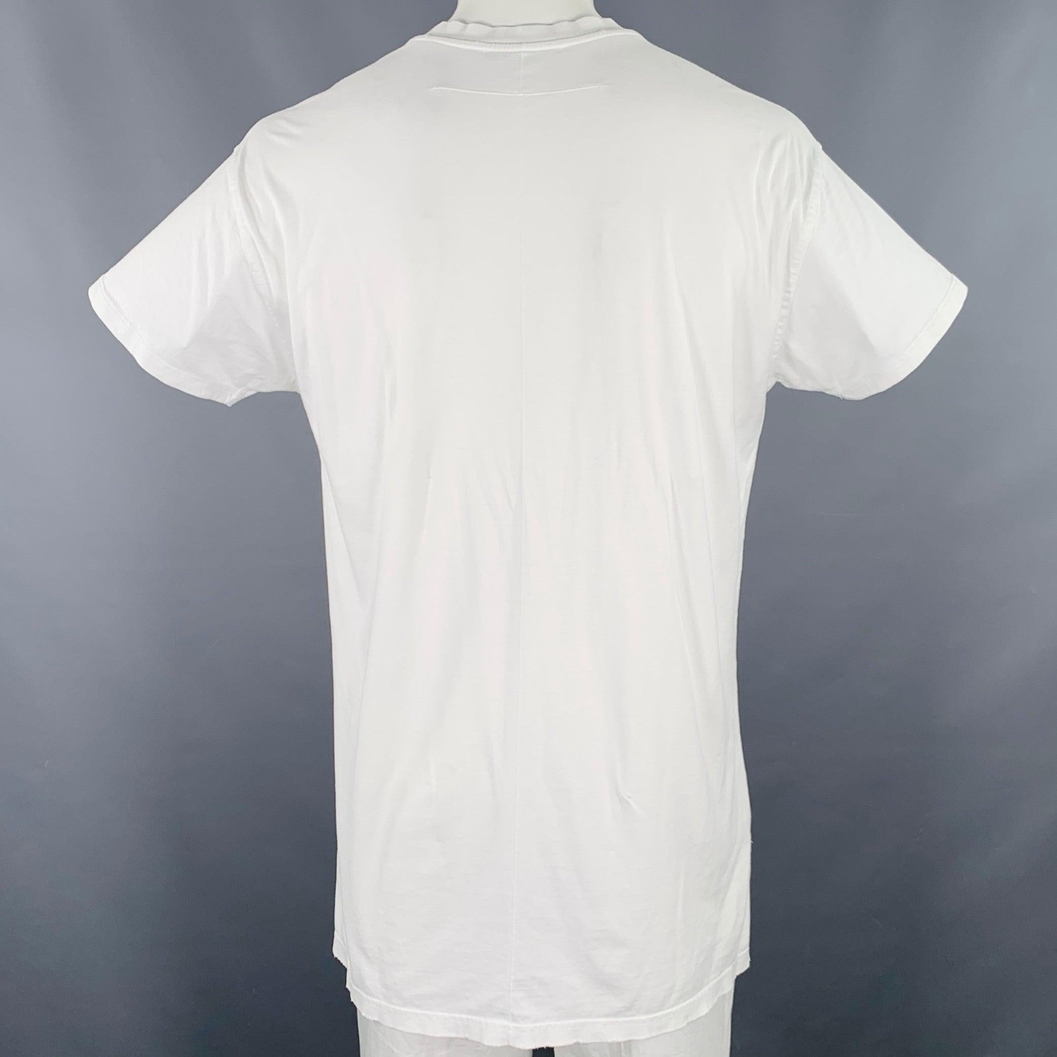 Men's GIVENCHY Size XXL White Black Arrow Short Sleeve T-shirt For Sale