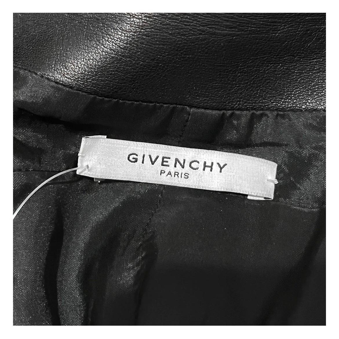 Black Givenchy Snake Studded Crystal Embellished Mini Vest