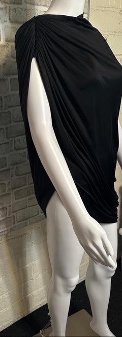 Givenchy SS14 Camicetta Tunica Increspata FR 38 Riccardo Tisci Viscosa Stretch