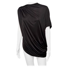 Givenchy SS14 Camicetta Tunica Increspata FR 38 Riccardo Tisci Viscosa Stretch