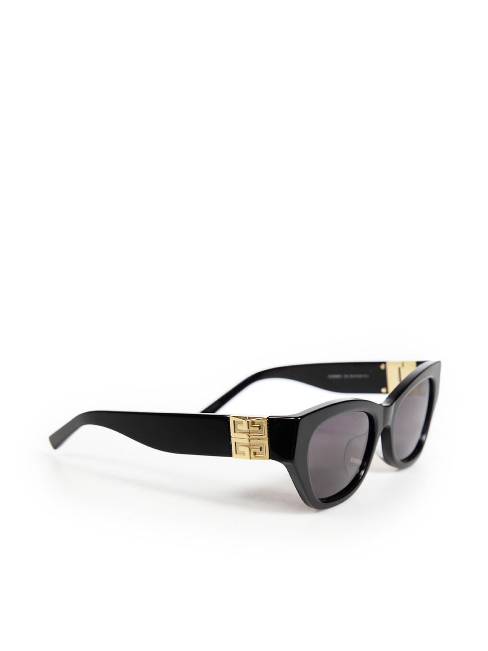 Givenchy SS24 Schwarze Katzenaugen-Sonnenbrille im Zustand „Neu“ in London, GB