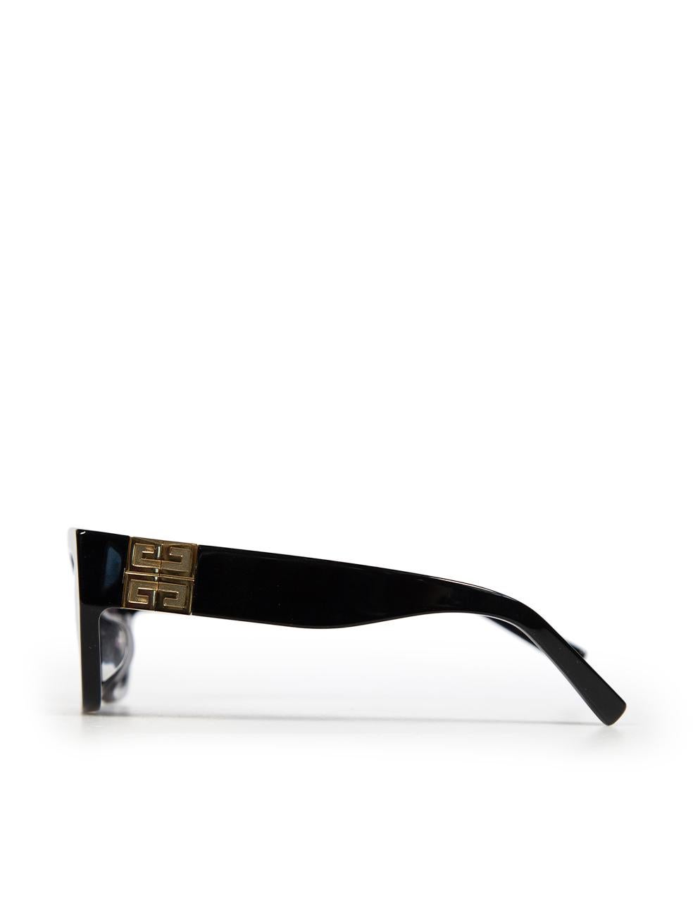 Givenchy SS24 Schwarze Katzenaugen-Sonnenbrille 1